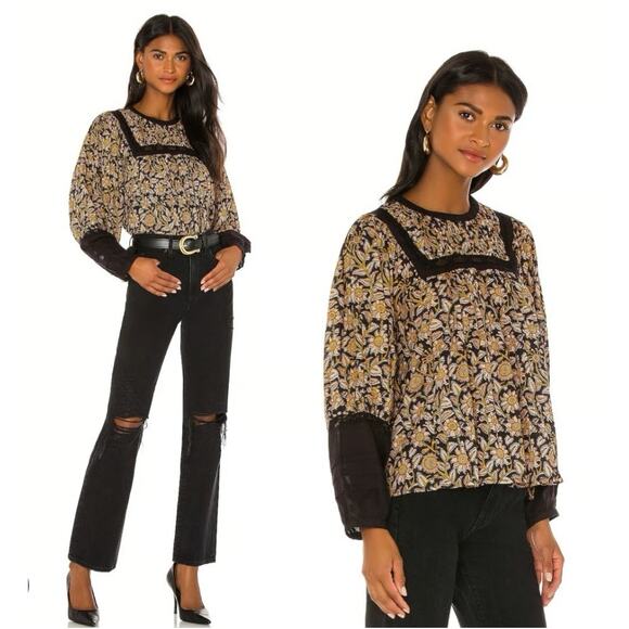 Cleobella Tops - Anthropologie Cleobella Rafia Lace Blouse